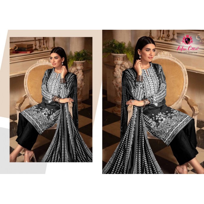Nafisha Karachi Queen Vol 4 Cotton Dress Materials